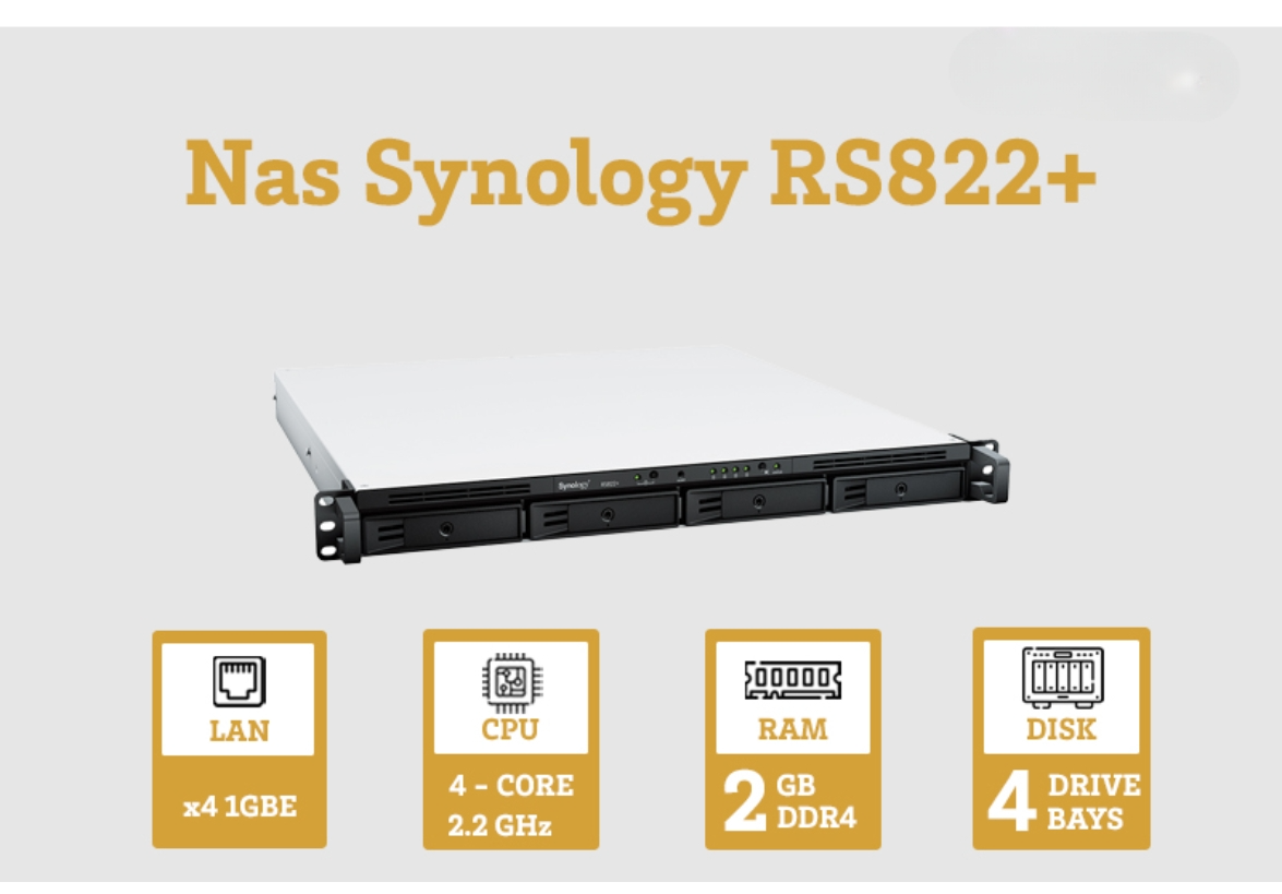 NAS Synology RS822+