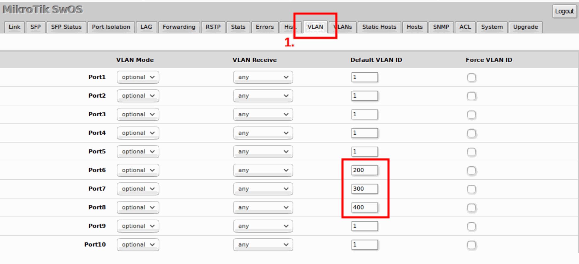 Switch MikroTik CSS610-8G-2S+IN