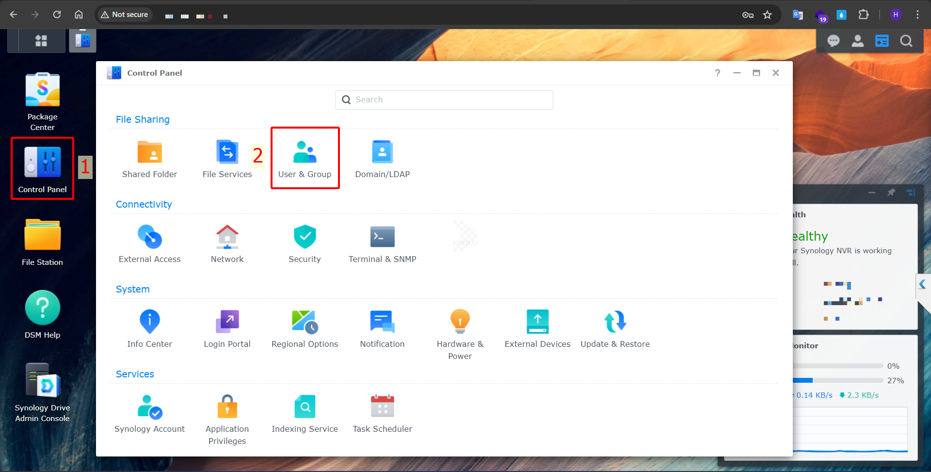 Hướng dẫn tạo và phân quyền Group trên NAS Synology