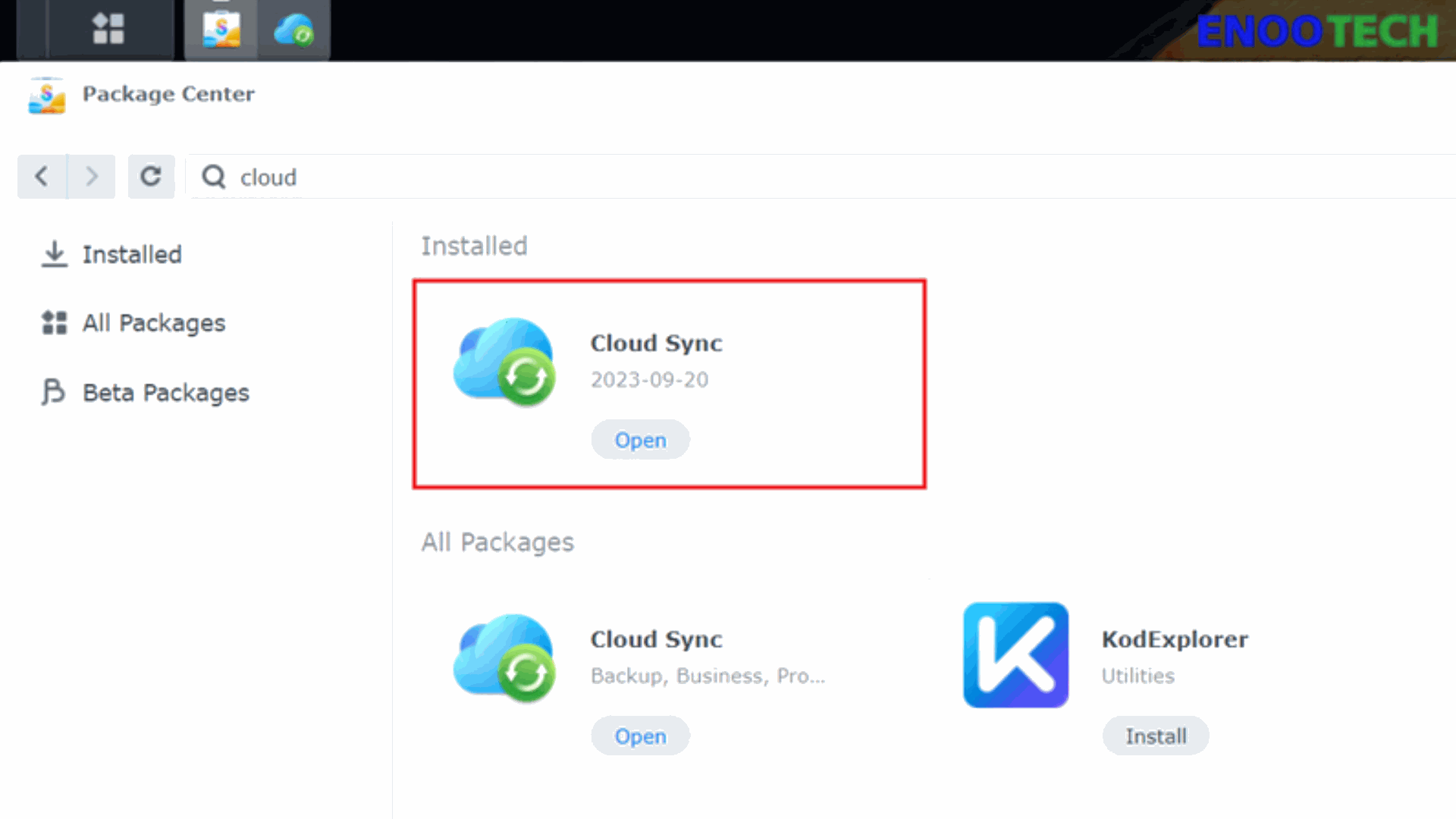 Hướng Dẫn Cài Đặt Cloud Sync Trên NAS Synology Đồng Bộ Dữ Liệu Đám Mây