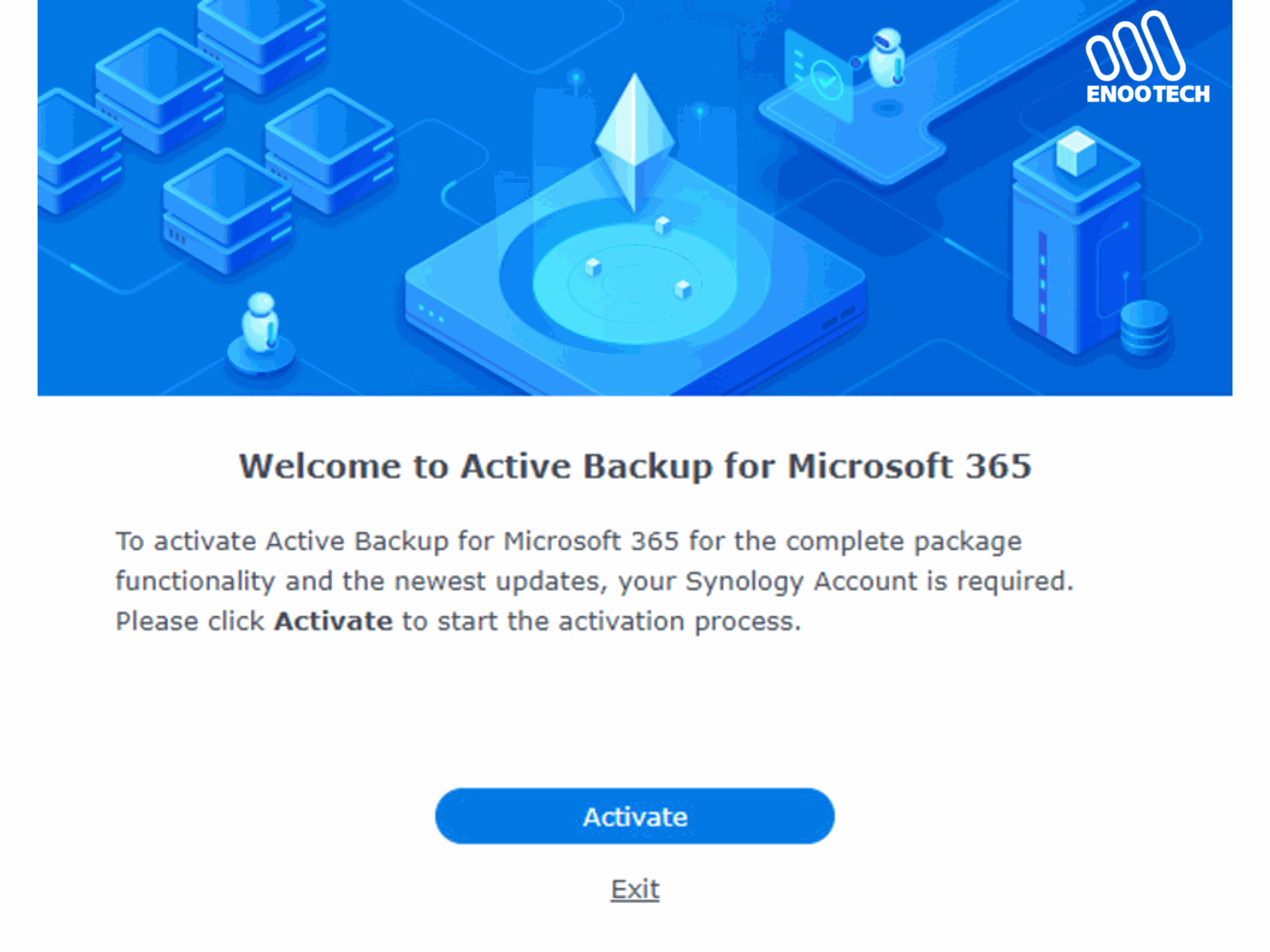 Cài đặt Active Backup for Microsoft 365 trên NAS Synology chi tiết A-Z
